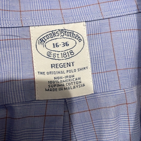 3 newly dry cleaned brooks brother button down dress shirts all fitted 16-36 - Picture 8 of 8